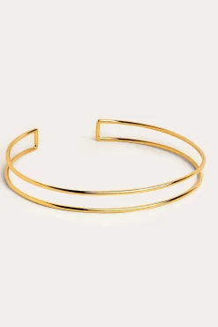 Singularu Choker Double Ring Oro Amarillo Hot