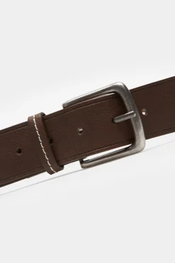 * Cinturon Basico Reversible Marron Oscuro Discount