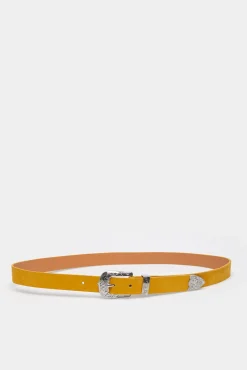* Cinturon Cowboy Mostaza Dorado Clearance
