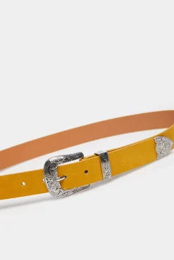 * Cinturon Cowboy Mostaza Dorado Clearance
