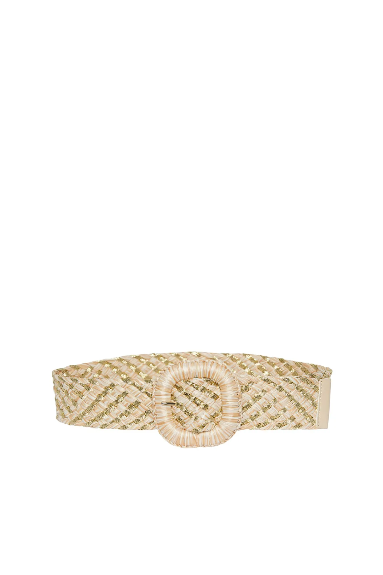 Pieces Cinturon De Mujer Beige