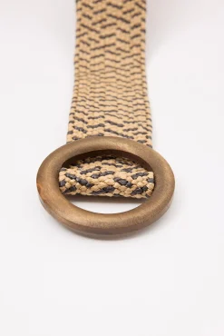 Inside Cinturon Elastico 4Cm Marron Medio Discount