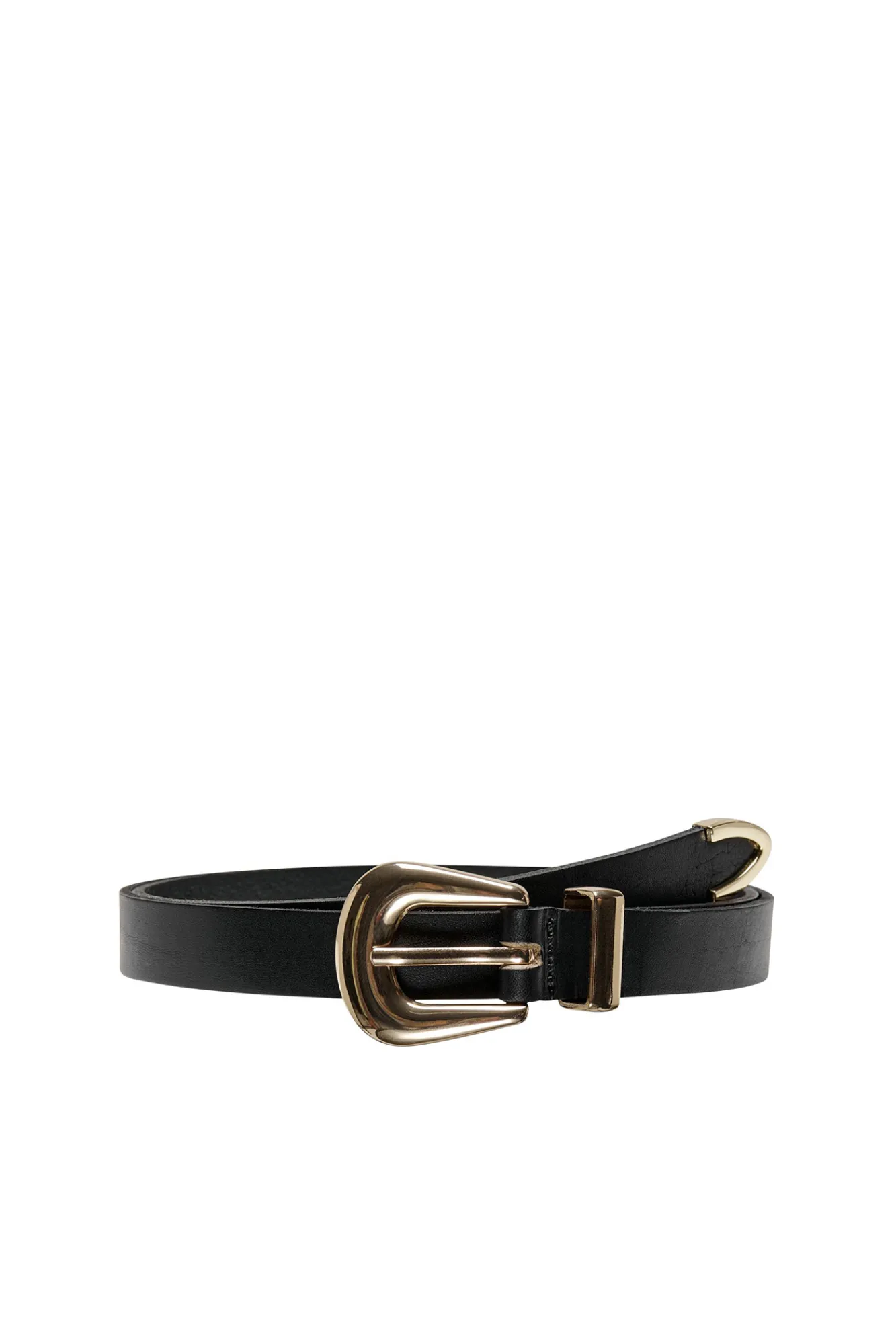 Only Cinturon Hebilla Rectangular Negro Hot