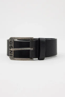 Inside Cinturon Hombre Polipiel Negro Best