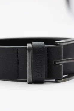 Inside Cinturon Hombre Polipiel Negro