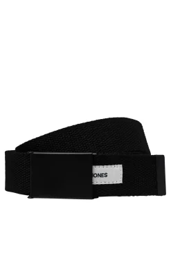 Jack & Jones Cinturon Lona Negro Discount