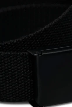 Jack & Jones Cinturon Lona Negro Discount