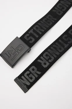 Inside Cinturon Lona Elastico Hombre Negro Outlet