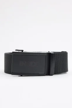 Inside Cinturon Lona Hombre Negro New