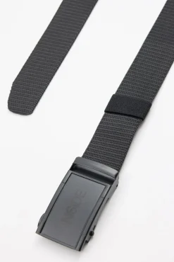 Inside Cinturon Lona Hombre Negro New