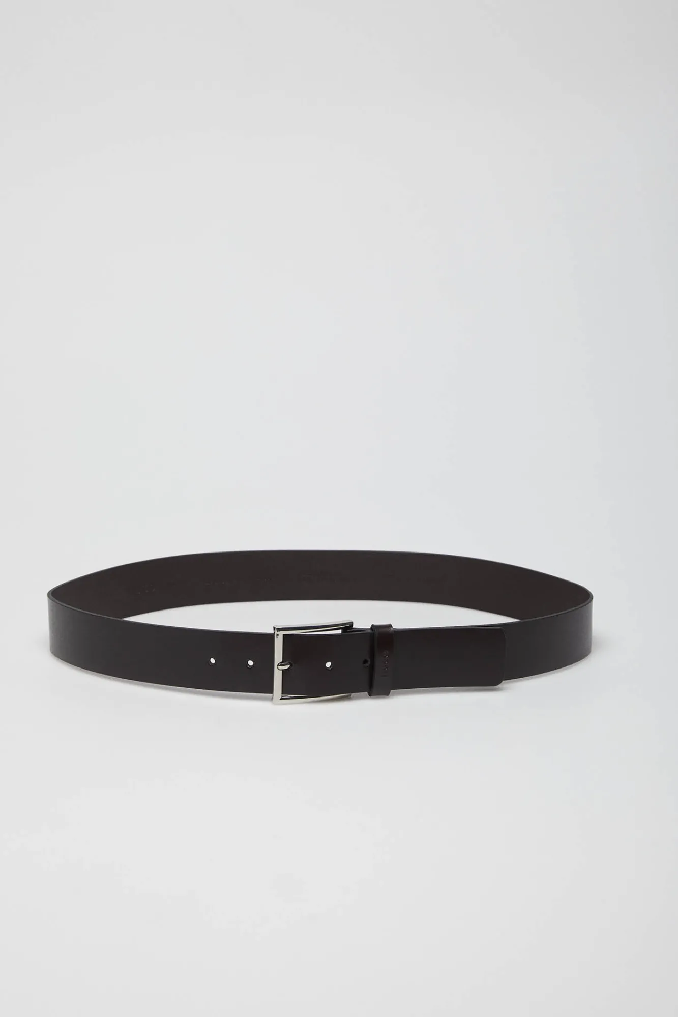 HUGO Cinturon Piel Marron Oscuro Outlet
