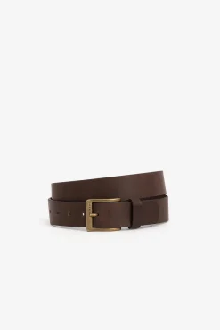 Tiffosi Cinturon Piel Mad Marron Medio Discount