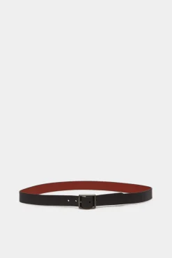 * Cinturon Piel Reversible Negro Clearance