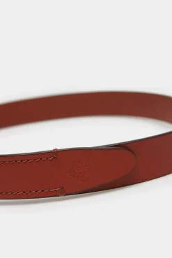 * Cinturon Piel Reversible Slim Tostado Best