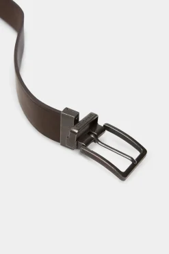 * Cinturon Tejanero Reversible Marron Oscuro New