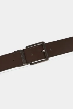 * Cinturon Tejanero Reversible Marron Oscuro New