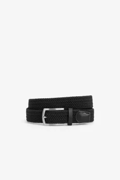 Tiffosi Cinturon Trenzado Sharp Negro New