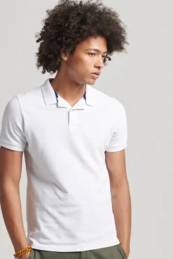 Superdry Classic Pique Polo Blanco Outlet