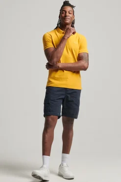 Superdry Classic Pique Polo Dorado Hot