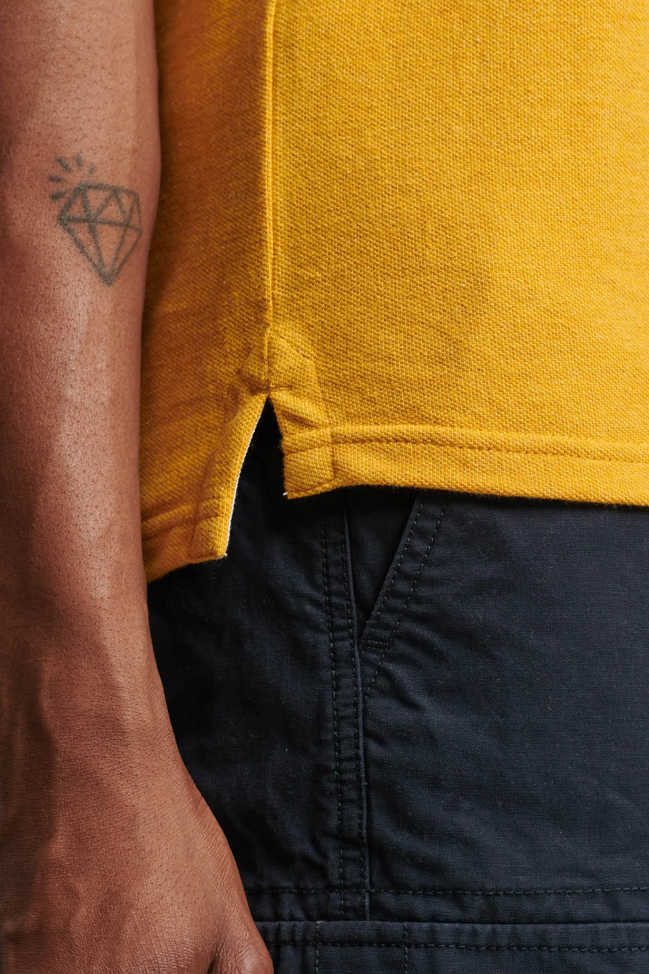 Superdry Classic Pique Polo Dorado Hot