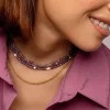 Singularu Collar Altea Dots Lavande Oro Amarillo Clearance