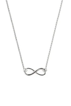 Singularu Collar Infinito Plata Gris Discount