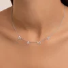 Singularu Collar Mama Letters Plata Gris Online