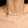 Singularu Collar Riviere Colors Gris Clearance