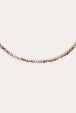 Singularu Collar Riviere Colors Gris Clearance