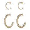 Only Conjunto De Aros Amarillo Sale
