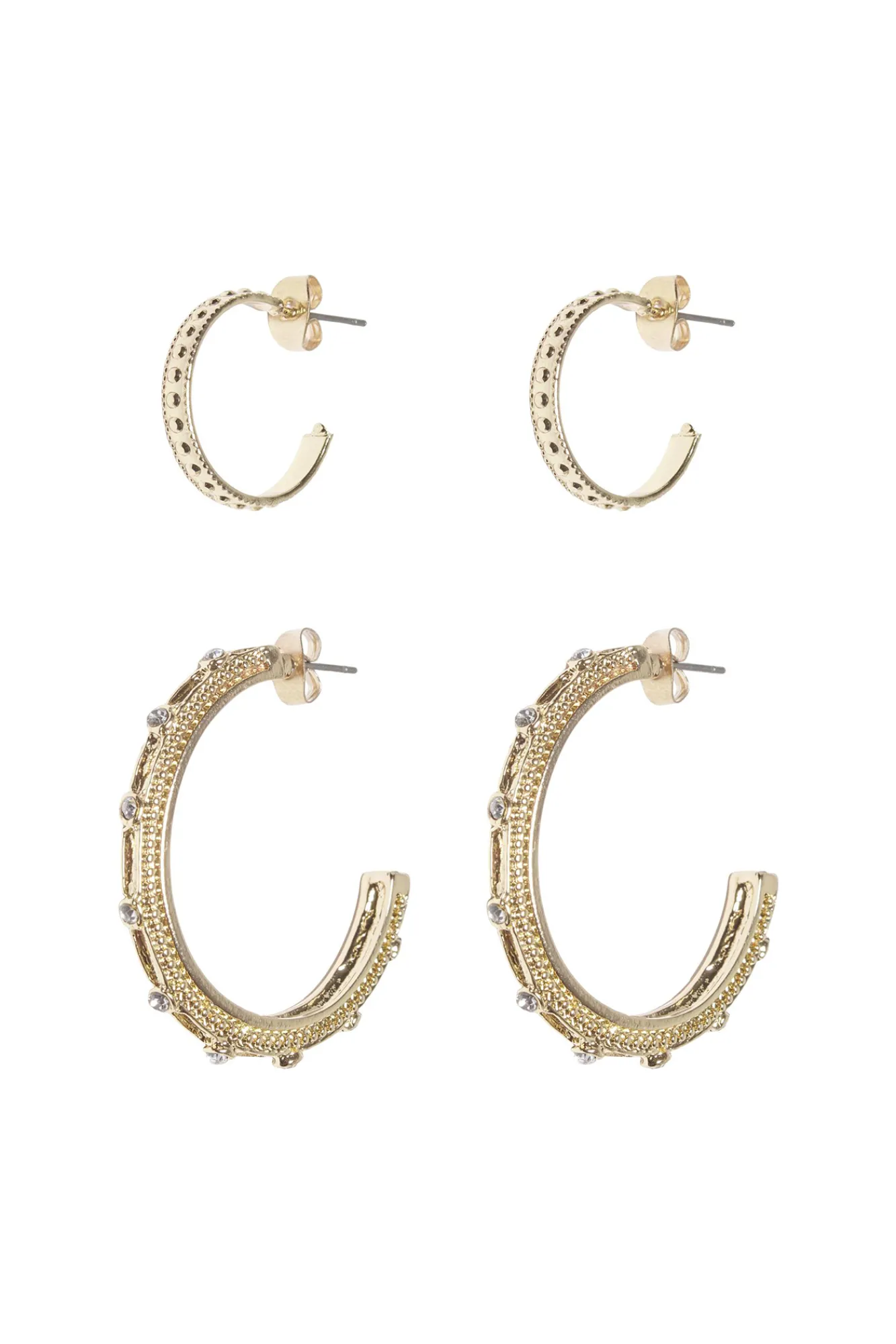 Only Conjunto De Aros Amarillo Sale