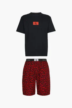 Calvin Klein Conjunto De Shorts De Pijama Ck96. Estampado Online