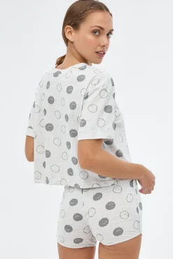Inside Conjunto Pijama Gris Claro Online