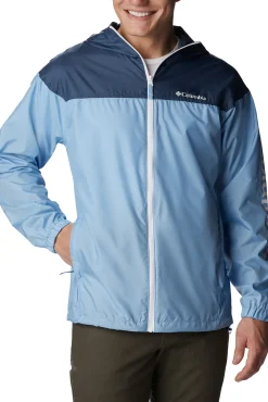 Columbia Cortavientos Flash Challenger™ Para Hombre - Novedad Azul Clearance