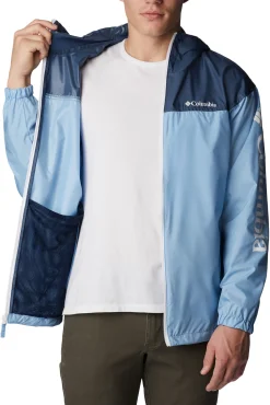 Columbia Cortavientos Flash Challenger™ Para Hombre - Novedad Azul Clearance