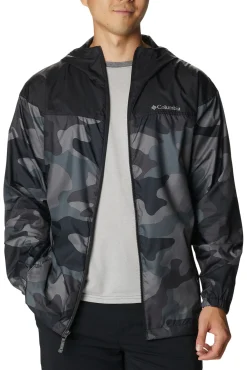 Columbia Cortavientos Flash Challenger™ Para Hombre - Novedad Negro Hot