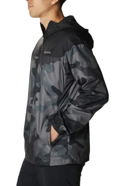 Columbia Cortavientos Flash Challenger™ Para Hombre - Novedad Negro Hot