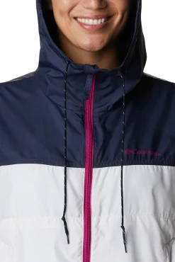 Columbia Cortavientos Flash Challenger™ Para Mujer - Novedad Blanco