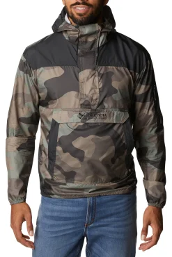 Columbia Cortavientos Para Hombre Challenger™ Estampado Marron Hot