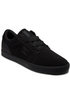 DC Shoes Crisis 2 - Zapatillas De Cuero Para Hombre Negro Hot