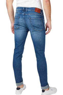 Pepe Jeans Denim De Hombre Skinny, Tiro Bajo. Azul Medio Online