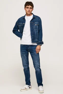 Pepe Jeans Denim Hombre, Regular Fit Azul Oscuro Discount