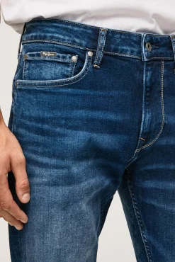 Pepe Jeans Denim Hombre, Regular Fit Azul Oscuro Discount