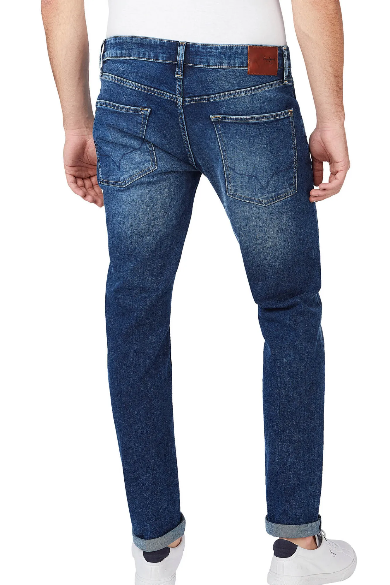 Pepe Jeans Denim Hombre, Regular Fit Azul Oscuro Discount