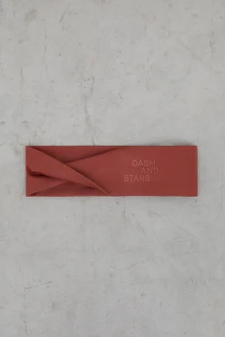 Dash and Stars Diadema Elastica Roja Nude Clearance