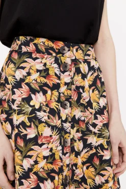 Cortefiel Falda Capa Midi Multicolor Hot