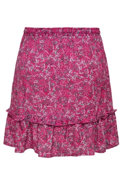 Only Falda Corta Rojo Hot