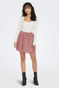 JDY Falda Corta Rosa Clearance