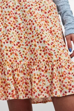 Pieces Falda Corta De Mujer Blanco Best