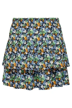 JDY Falda Corta De Volantes Negro Hot